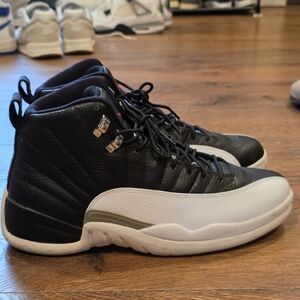 Black and White High-Top Sneakers